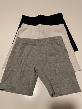 The Children’s Place Toddler 4T Cotton Stretch Shorts Gray, White & Navy 3-Pack
